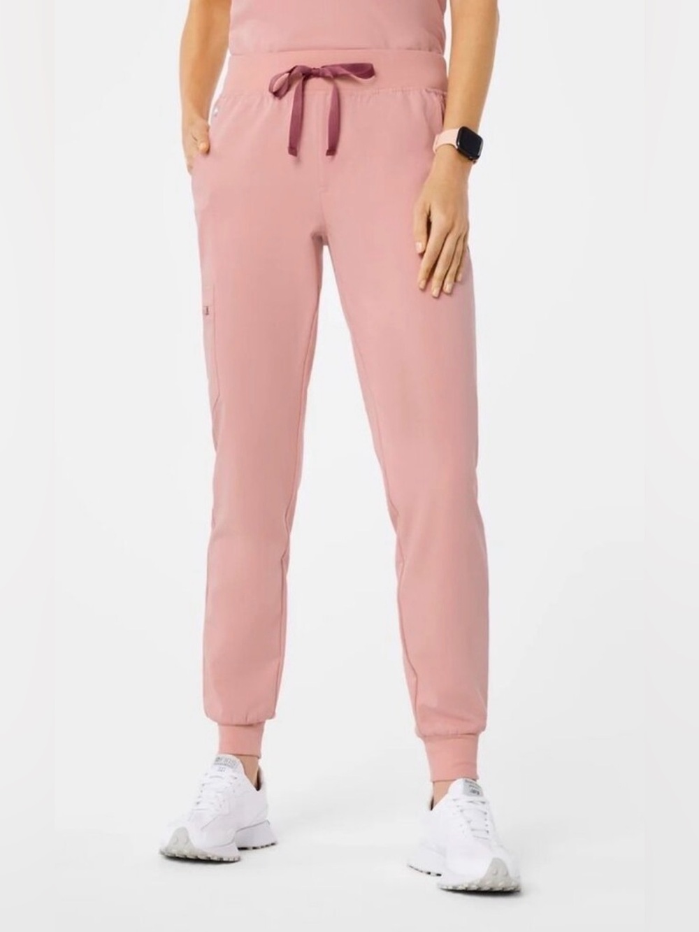 NWT Figs High Waisted Zamora Jogger Scrub Pants
Pink Sand
XS Petite
Medical